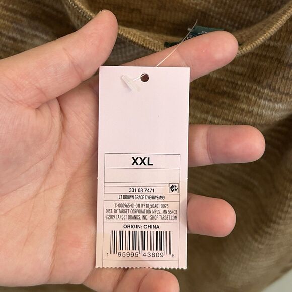 NWT Wild Fable 2XL Halter Knit Bodycon Mini Dress Brown Sleeveless - Picture 10 of 15